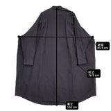 ZUCCa バンドカラー ZU21FP034 コットンアセテート シャツワンピース チュニック ネイビー レディース ズッカ【中古】6-0621M∞