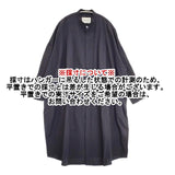 ZUCCa バンドカラー ZU21FP034 コットンアセテート シャツワンピース チュニック ネイビー レディース ズッカ【中古】6-0621M∞