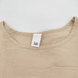 Yoli Simple blouse シンプルブラウス YL-TP09-21AW コットン FREE ブラウス シャツ 21AW ベージュ レディース ヨリ【中古】6-0518M∞