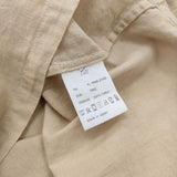 Yoli Simple blouse シンプルブラウス YL-TP09-21AW コットン FREE ブラウス シャツ 21AW ベージュ レディース ヨリ【中古】6-0518M∞