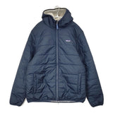 patagonia キッズリバーシブルレディフレディフーディ XXL ボア 中綿 ジャケット ブルゾン 23AW アイボリー ネイビー レディース パタゴニア【中古】6-1016T△