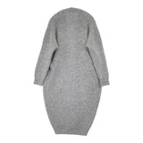 sacra アルパカウールボックスシェイプカーディガン 定価36720円 118630011 カーディガン グレー レディース サクラ【中古】6-0817T∞