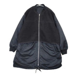 CAFUNE リバーシブル ロングMA-1 ボア ジャケット ブルゾン ネイビー レディース カフネ【中古】6-0817T∞