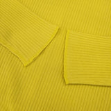 THE SHINZONE リブ タートルネック 長袖Ｔシャツ カットソー ロンＴ イエロー レディース シンゾーン【中古】6-0621M∞