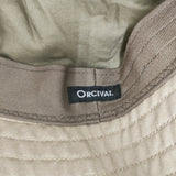 ORCIVAL バケットハット コットンリネン OR-H0082 LCL 帽子 ハット ベージュ レディース オーシバル/オーチバル【中古】6-0306G◎