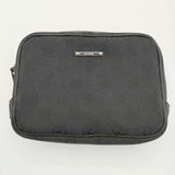 GUCCI GG柄 小物入れ ポーチ ブラック レディース グッチ【中古】6-0530G∞