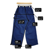 R&D.M.Co- インディゴ ライトコーデュロイ リラックスゴムパンツ 定価50600円 イージー パンツ ブルー レディース オールドマンズテーラー【中古】6-0904T♪
