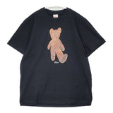 ichiro yamaguchi 山口一郎 デザイン くまTシャツ 定価6600円 ユナイテッドアスレ 半袖Ｔシャツ カットソー ブラック レディース【中古】6-0611S∞