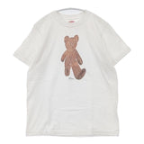 ichiro yamaguchi 山口一郎 デザイン くまTシャツ 定価6600円 ユナイテッドアスレ 半袖Ｔシャツ カットソー ホワイト レディース【中古】6-0611S∞