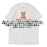 ichiro yamaguchi 山口一郎 デザイン くまTシャツ 定価6600円 ユナイテッドアスレ 半袖Ｔシャツ カットソー ホワイト レディース【中古】6-0611S∞