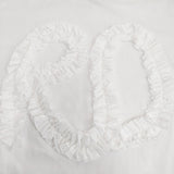 R&D.M.Co- 25SS FRILL EMBROIDERY H/T SHIRT 定価25300円 サイズL フリル 半袖Ｔシャツ カットソー ホワイト レディース オールドマンズテーラー【中古】6-0506S◎