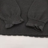 R&D.M.Co- 未使用品 ハンドクロシェットプルオーバー 定価96800円 セーター ニット ブラック レディース オールドマンズテーラー【中古】6-0227M♪