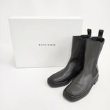 PIPPICHIC SISSI レザー 定価64900円 PP21 サイズ36 サイドゴア ブーツ ブラック レディース ピッピシック【中古】6-0808T◎