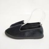 ETELKA エテルカ SLIP-ON SHOES サイズ36 ベロア スリッポン ブラック レディース【中古】6-0808T◎