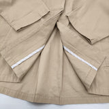 heavenly コットンツイルノーカラージャケット 定価14080円 ノーカラージャケット 25SS ベージュ レディース ヘブンリー【中古】6-0227M♪