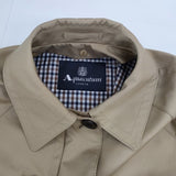 Aquascutum BASIC SINGLE TRENCH COAT 定価143000円 ウールライナーベスト付き トレンチコート ベージュ レディース アクアスキュータム【中古】6-0816T∞