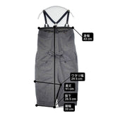 note et silence ウール サスペンダー付きパンツ サイズF 日本製 サロペット グレー レディース ノートエシロンス【中古】6-0816T∞