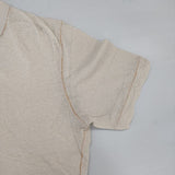 unfil recycle cotton basic fit tee WWSP-UW120 サイズ0 半袖Ｔシャツ カットソー ベージュ キナリ ユニセックス アンフィル【中古】6-0611S∞