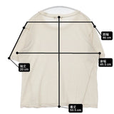 unfil recycle cotton basic fit tee WWSP-UW120 サイズ0 半袖Ｔシャツ カットソー ベージュ キナリ ユニセックス アンフィル【中古】6-0611S∞