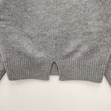 SLOBE IENA cherie刺繍ニット 定価13200円 ウール セーター ニット 23AW グレー レディース スローブイエナ【中古】6-0816T∞