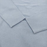 SLOBE IENA コットンダブルフェイスプルオーバー 定価9900円 セーター ニット 24AW サックスブルー レディース スローブイエナ【中古】6-0904T♪