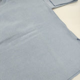 SLOBE IENA コットンダブルフェイスプルオーバー 定価9900円 セーター ニット 24AW サックスブルー レディース スローブイエナ【中古】6-0904T♪