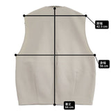Mila Owen 未使用品 キーネックコクーンプルベスト 09WFT244197 ベスト 24AW アイボリー レディース ミラオーウェン【中古】6-0518M∞