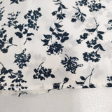 SLOBE IENA 25SS フレンチフリルスリーブフラワーブラウス 前後2way 定価9900円 ブラウス シャツ ホワイト ブラック レディース スローブイエナ【中古】6-0506S◎