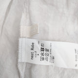 nest Robe リネンバックリボン2wayワンピース 01223-1040 ワンピース オフホワイト レディース ネストローブ【中古】6-0312M◎