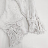 nest Robe リネンバックリボン2wayワンピース 01223-1040 ワンピース オフホワイト レディース ネストローブ【中古】6-0312M◎