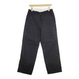 nest Robe 01183-2012 コットンリネン チノパンツ ブラック レディース ネストローブ【中古】6-0621G∞