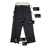 nest Robe 01183-2012 コットンリネン チノパンツ ブラック レディース ネストローブ【中古】6-0621G∞