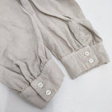 nest Robe リネンボウタイブラウス リボン 01194-1356 ブラウス シャツ ベージュ レディース ネストローブ【中古】6-0326M◎