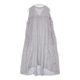 nest Robe リネンバッグドロストワンピース サイズF 01212-1168 ワンピース ラベンダー レディース ネストローブ【中古】6-0506S◎