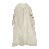nest Robe リネンVネックフロントタックワンピース 01201-1427 ロング ワンピース ベージュ レディース ネストローブ【中古】6-0312M◎