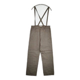 nest Robe リネン サスペンダー付き 01183-1034 パンツ グレー レディース ネストローブ【中古】6-0326M◎