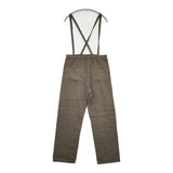 nest Robe リネン サスペンダー付き 01183-1034 パンツ グレー レディース ネストローブ【中古】6-0326M◎