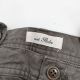 nest Robe リネン サスペンダー付き 01183-1034 パンツ グレー レディース ネストローブ【中古】6-0326M◎