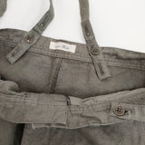 nest Robe リネン サスペンダー付き 01183-1034 パンツ グレー レディース ネストローブ【中古】6-0326M◎