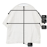 Sanca リネン ポケット付き S24STS04 半袖シャツ ホワイト ユニセックス サンカ【中古】6-0611S∞