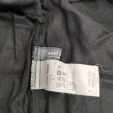 nest Robe 24SS リネンコンビシャーリングワンピース サイズF 01242-1523 半袖 ワンピース ブラック レディース ネストローブ【中古】6-0506S◎