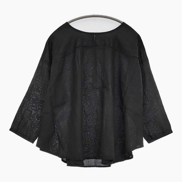 nest Robe ラミーフレアブラウス 01192-1158 ブラウス シャツ ブラック レディース ネストローブ【中古】6-0326M◎ nest Robe ラミーフレアブラウス 01192-1158 ブラウス シャツ ブラック