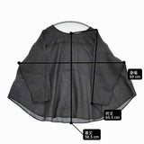 nest Robe ラミーフレアブラウス 01192-1158 ブラウス シャツ ブラック レディース ネストローブ【中古】6-0326M◎