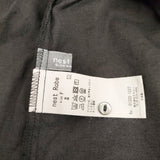 nest Robe UPCYCLELINO 小谷実由さん別注 EP blouse 01222-1227 フリル ブラウス シャツ チャコールグレー レディース ネストローブ【中古】6-0326M◎