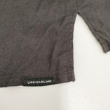 nest Robe UPCYCLELINO 小谷実由さん別注 EP blouse 01222-1227 フリル ブラウス シャツ チャコールグレー レディース ネストローブ【中古】6-0326M◎