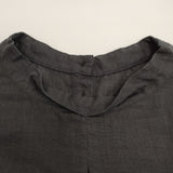 nest Robe リネンロールスリーブ2WAYワンピース 01202-1471 ワンピース ブラック レディース ネストローブ【中古】6-0326M◎