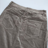 23区 DENIME 洗えるベルベットストレッチ Aライン スカート 定価23100円 ロングスカート グレージュ レディース ニジュウサンク【中古】6-0827T∞