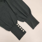 23区 ウールブレンド パール ニットワンピース サイズ38 ワンピース グリーン レディース ニジュウサンク【中古】6-0827T∞