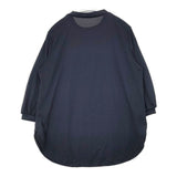 Wacoal カルソン 接触冷感 EKN624 8分袖 ブラウス シャツ ネイビー レディース ワコール【中古】6-0611S∞