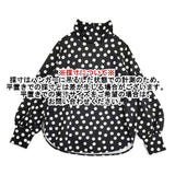 Wacoal ドット柄 ハイネック EKN614 ブラウス シャツ ブラック ホワイト レディース ワコール【中古】6-0621M∞